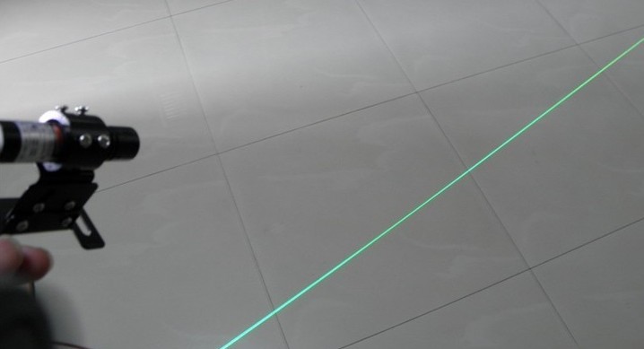 532nm 50mW 80mw Verde Módulo láser Line (Laser Head) Super long green line
